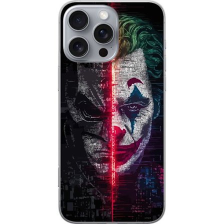 Kompatibelt Mobildeksel til Apple iPhone 16 Pro Max DC Comics Batman Joker splitt ansiktet plakat Gotham skurker Dark Knight retrofilm helt mot skurk