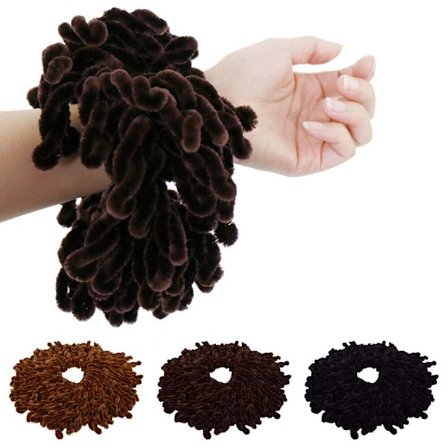 Volumising Scrunchie Velvet Big Hair Tie Bun Clip Hijab Scarf Volumizer Khaleeji