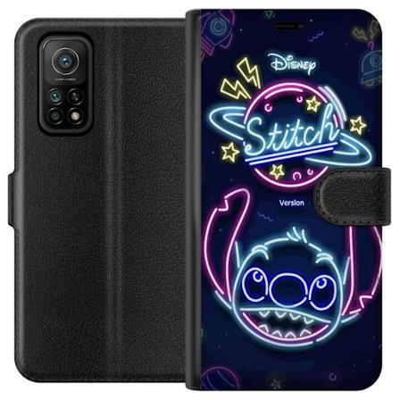 Xiaomi Mi 10T Pro 5G Tegnebogsetui Stitch Neon