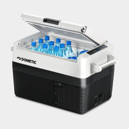 Kylbox med kompressor Dometic CFF 35, 12V / 24V / 230V, 34 liter + anslutningskablar