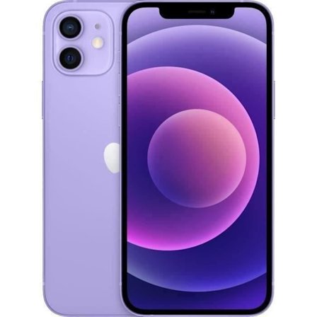 APPLE iPhone 12 128GB Purple (2021) - Kunnostettu - Erinomainen kunto - Refurbished Grade A+
