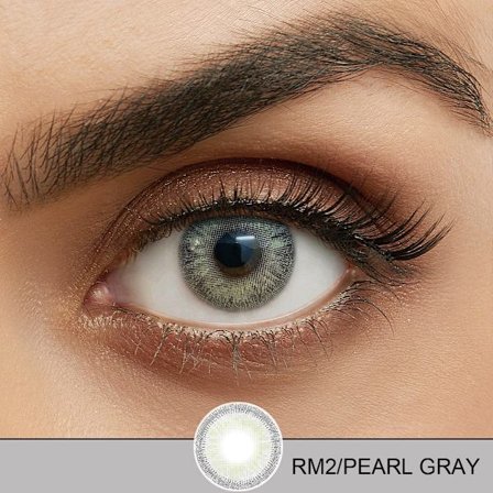 Färgade Linser – Romance Series – 12 Månader – Pearl Gray