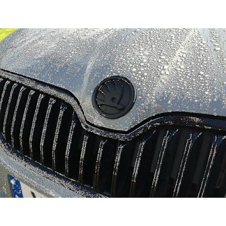 90mm Svart Emblem Badge For Skoda Modeller - Front Bak Panser Bagasjerom