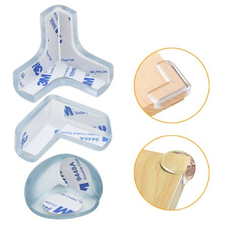 4-PACK och 8-PACK Mjuka Hörnskydd