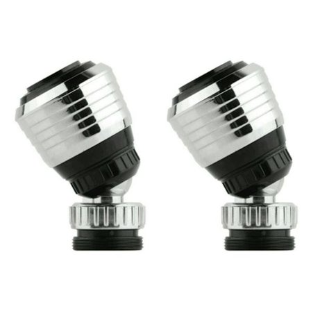 2x 360° roterande kranmunstycke med filter - Vattenbesparande anordning