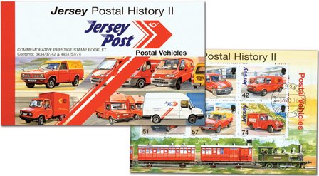 Jersey - Postbiler - Stemplet prestigehæfte