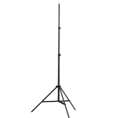 Vidaxl Fotostudio Med Bakgrunder, Lampor Och Paraplyer Svart