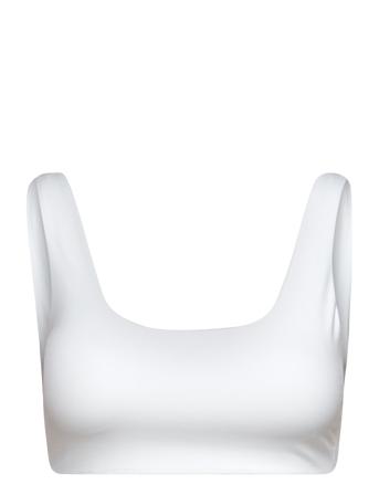 Gapfit Low Impact Power Recycled Scoopneck Sports Bra White GAP