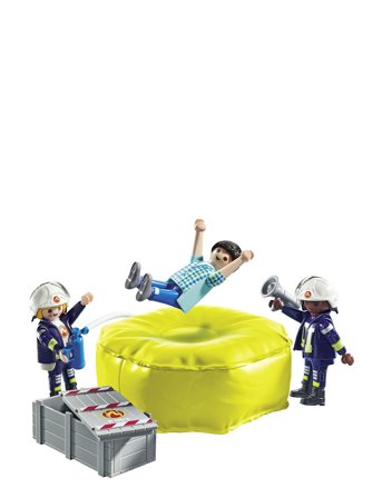 PLAYMOBIL Playmobil Action Heroes Brandmand Med Luftpude - 71465 - Multi/patterned - ONE SIZE