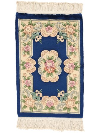 Medaljong Liten Kina 90 Line Matta 60X90 Ull