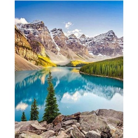 Diamond Painting / Diamantmålning - 30x40cm - Natur