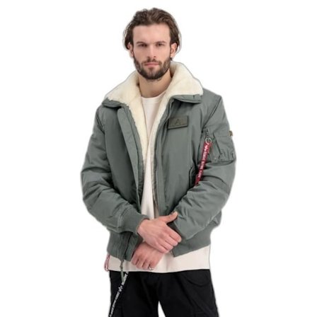 Alpha Industries B15-3 TT jacka - vintage grön - M