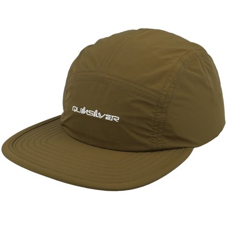 Quiksilver - Black - 5panel - Cap - Camp Stacker 2 Fallen Rock Stretch Fit 5-Panel - Hatstore
