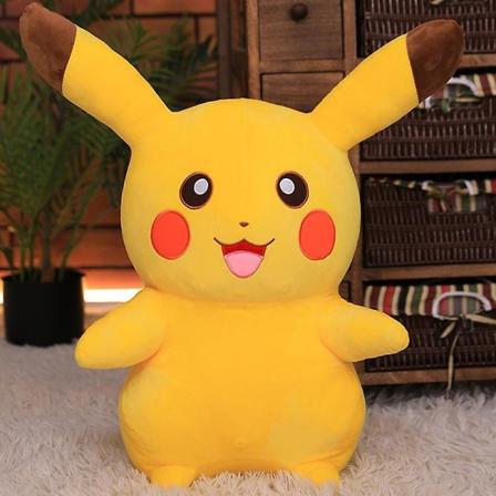 Stor størrelse 65 cm Pikachu plysj utstoppede leker Anime Squirtle picachu Psyduck tegneseriepute dukker barn x B Pikachu 42cm