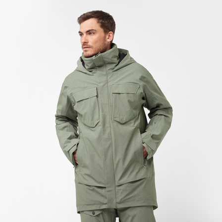 Salomon - veste pour homme Stance Cargo Jacket M - Olive Night / Heather - M