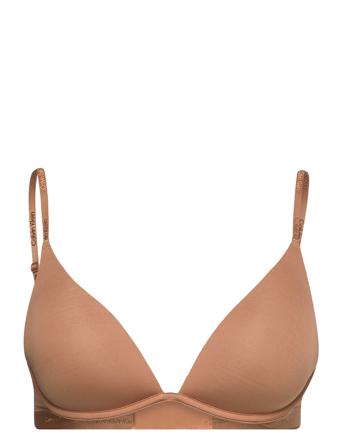 Lightly Lined Plunge Brown Calvin Klein