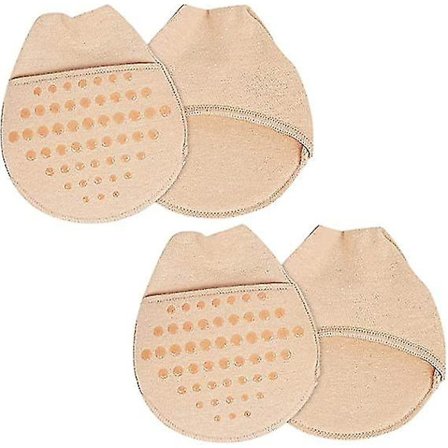 Toe Topper Sokker Høy Hæl Tåputer Usynlige Liner Sokker Kvinner Halve Sokker