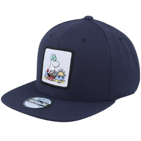 Moomin - Blå snapback Keps - Kids Moomin Mama Beach Navy Snapback @ Hatstore