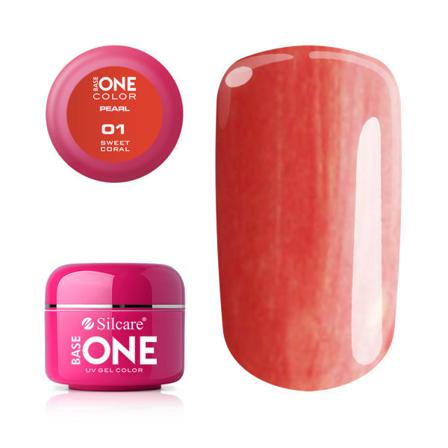Base One - Pearl - Sweet Coral 5g Uv-gel Röd