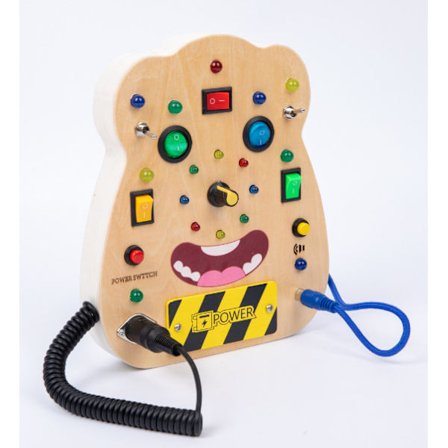 1 st The Smiling Face Busy Board Montessori Ålder 3, Montessori Boar