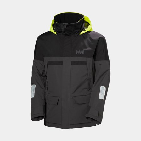 Chaqueta de navegación Helly Hansen Pier 4.0 Coastal, Ebony, hombre, X-Large