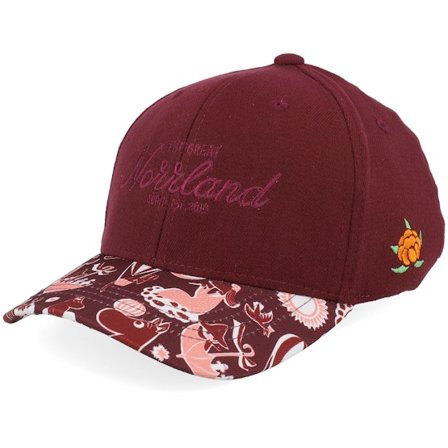 SQRTN - Red adjustable Cap - Kids Great Norrland Hooked Moomin Burgundy @ Hatstore