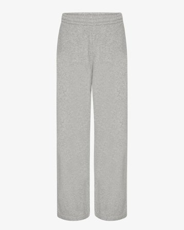 Organic Straight Leg Sweatpants - Heather Grey - Female - L