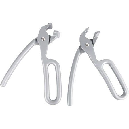 Pizzapihdit syville pizzapannuille, raskaaseen käyttöön, valualumiiniset pannupihdit kuumien uunipizzapannujen ja -vuokien vetämiseen