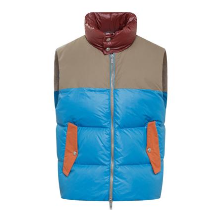 Drome, Down Jackets Blauw, Heren, Maat:M