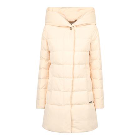 Woolrich White Trequarti Parka Puffy P Avorio Hvid, Dame