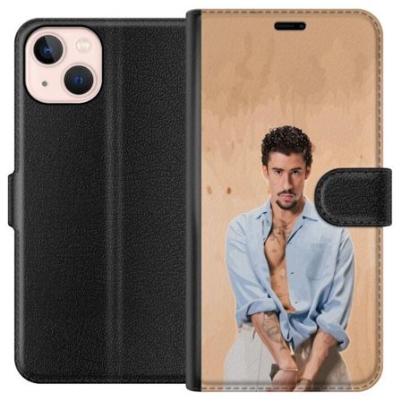 Yhteensopiva Lompakkokotelo Apple iPhone 13 mini Bad Bunny Super Bowl-inspiroima grafiikka, jossa NFL-trofe ja San Franciscon silta urheilusuunnittelu