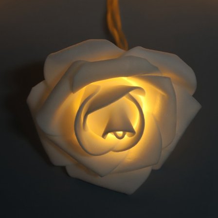 3 meter 20LED USB kunstige blomster lyskæde Rose fe lys til Valentinsdag bryllupsdekoration Varm hvid