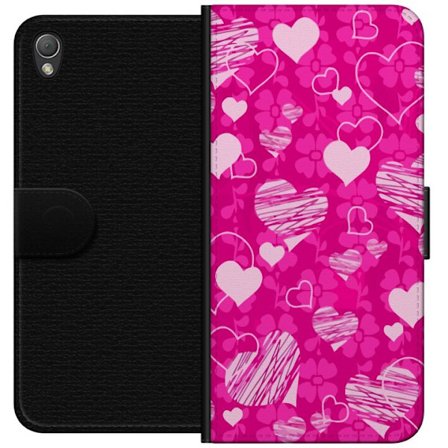 Yhteensopiva Lompakkokotelo Sony Sony Xperia Z3 PopSydänKuviointi