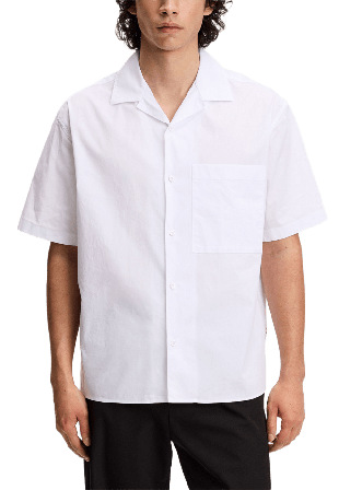 J.Lindeberg Ellis Cotton Resort Shirt Skjortor Herr Vit XXL