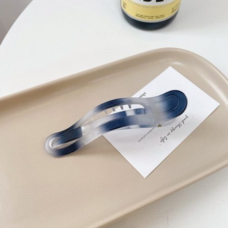 5 stk geometriske frostede hårklemmer transparente nebbklemmer jente badehårnål----mørkegrå