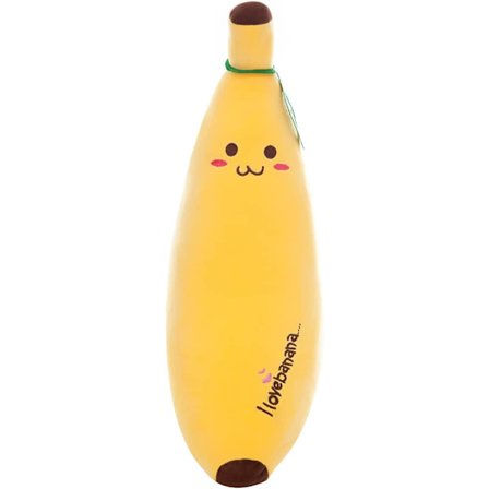 Bananformad plyschleksak - Mjuk och mysig - Födelsedagspresent till barn