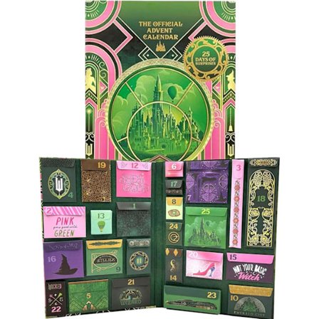 Wicked Joulukalenteri 2025 Joululahja, 25 Päivän Yllätyskalenteri 25 Teemallisella Keräilyesineellä (1 kpl)