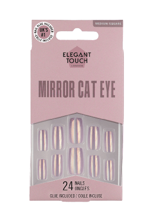 Elegant Touch Gel Finish Magic Mirror Lösnaglar & dekoration Unisex 25G