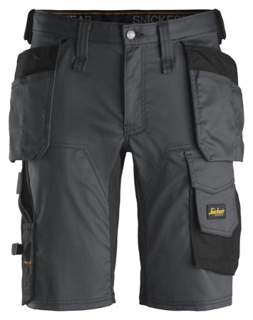 Snickers Workwear 6141 AllroundWork Arbeidsshorts grå/svart Grå/Svart, Klær