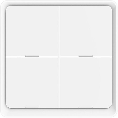 4 Gang Tuya ZigBee Langaton 12 Kohtauksen Kytkin Painike Paristokäyttöinen Ohjain Automaatio Skenaario Tuya Laitteille