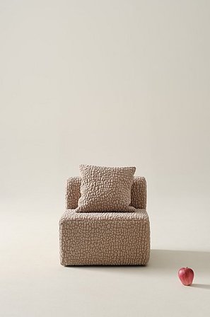 Jotex - Mini Sofamodul Med Ryglæn + 1 Pude Beige - BALTIMORE - Køb Børnesofaer hos Jotex