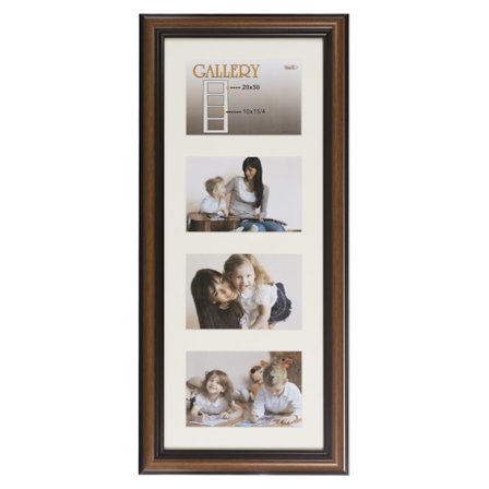 Fotoram Ema Gallery 20x50/4/10x15, brun (VF3969)