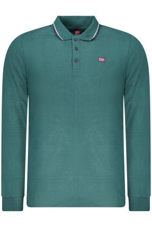 Norway 1963 Polo Maniche Lunghe Uomo Verde