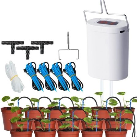 12 Pumpe Automatisk Plante Blomst Vanning Pumpe Hjem Sprinkler Drypp Vanning Enhet Pumpe Timer System Kit Hage Verktøy