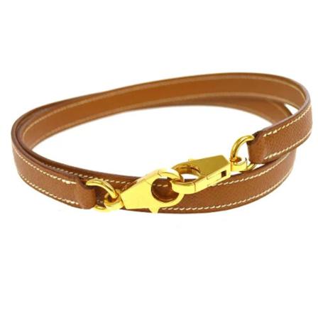 Hermès Vintage, Pre-owned Leather belts Bruin, Dames, Maat:ONE Size