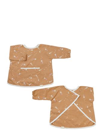 Craft Smock - Shooting Star Home Meal Time Bibs Long Sleeve Bib Oransje Fabelab