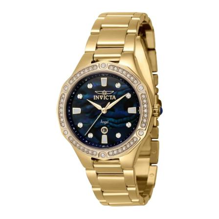Invicta Watches Angel 40402 Women's Quartz Watch - 35mm gul, Dam Klockor, Dam, Storlek: ONE SIZE
