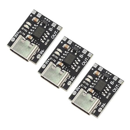 TP4057 1A 3.7V Type C USB Ultra-lille Lithium Batteri Opladningspanel 1A Ternære Lithium Batteri 3.7V 4.2V Opladningsmodul