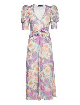 Sierina Dress Knälång Klänning Multi/mönstrad ROTATE Birger Christensen