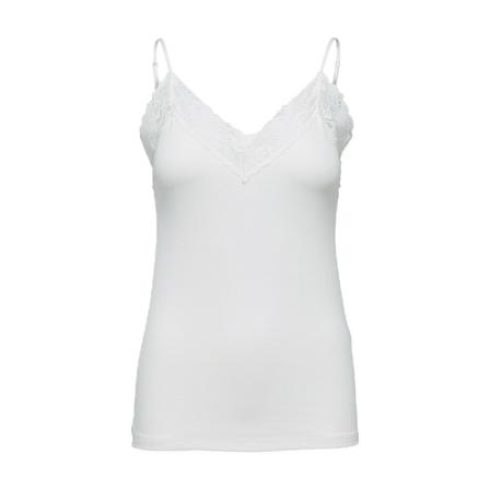 Selected Femme Black Top , Wit , Dames , Maat: M